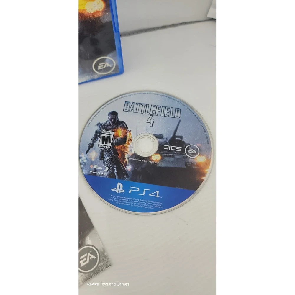 Battlefield 4 (Sony PlayStation 4, 2013) CIB‎ Complete Tested and Working Great
